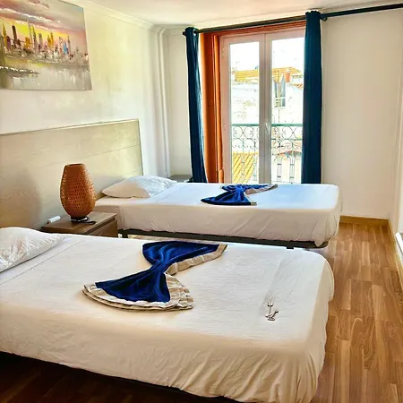 02lisbon Downtown Private Bedroom River View * Лиссабон